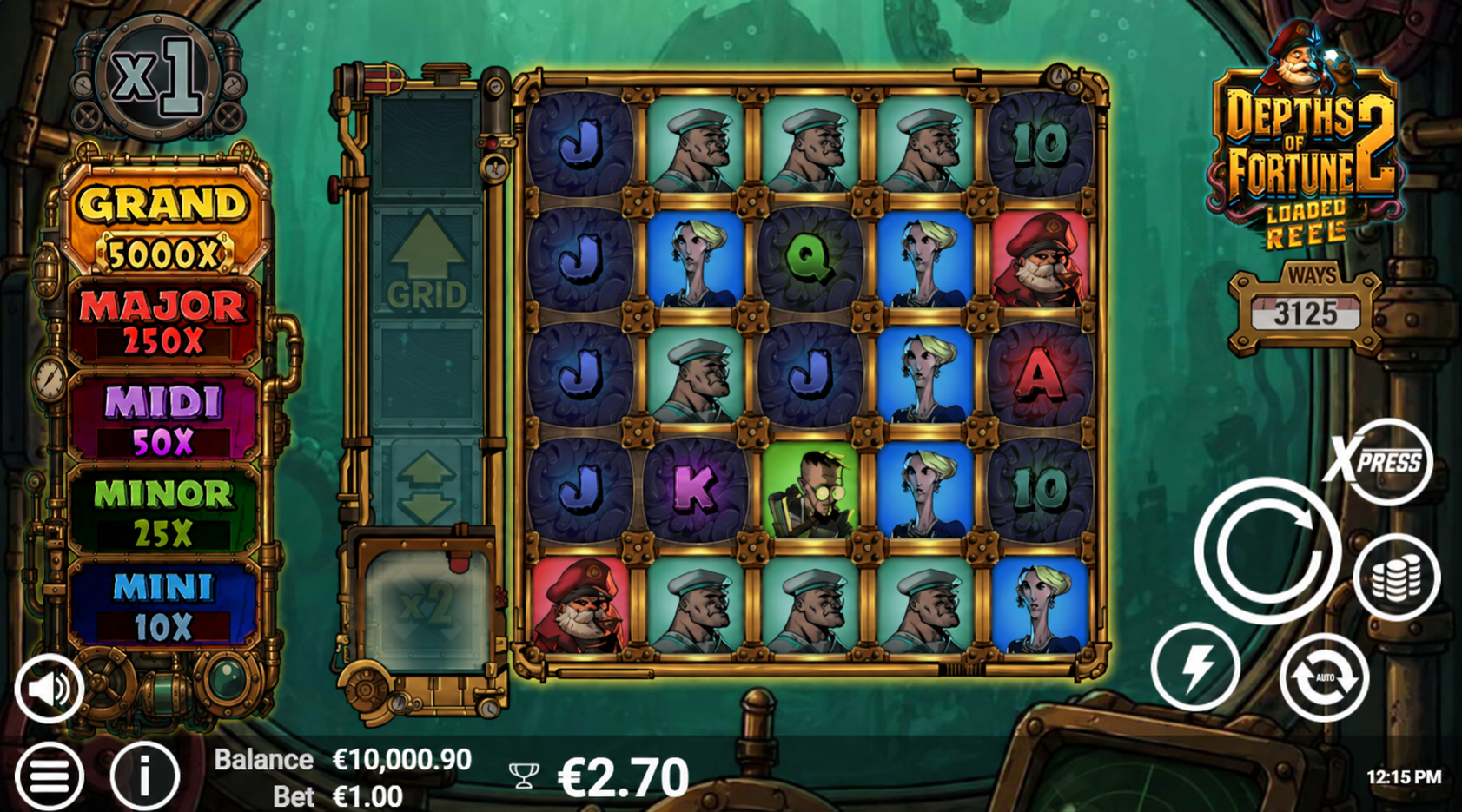 Depths of Fortune 2 Loaded Reel