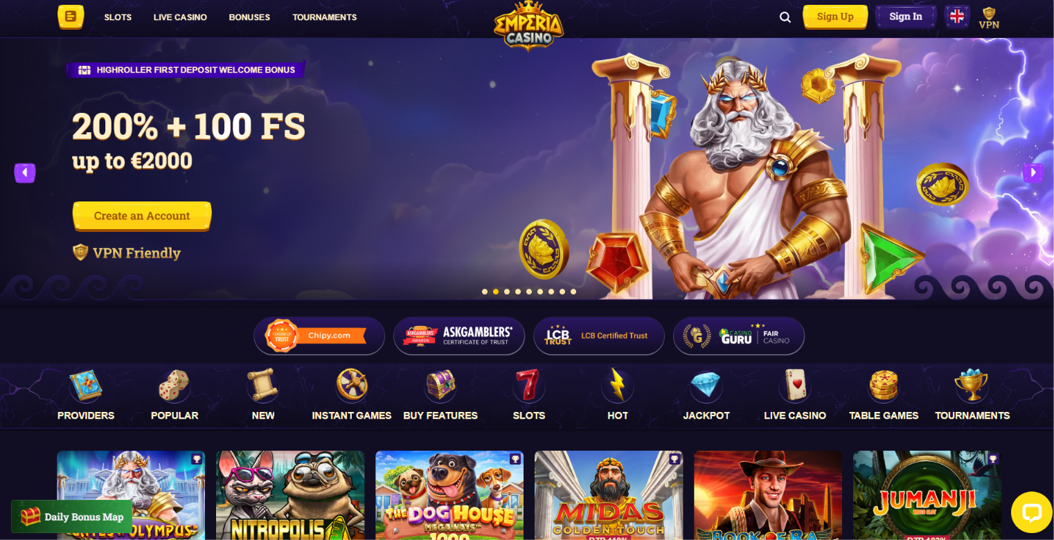 Emperia Casino review