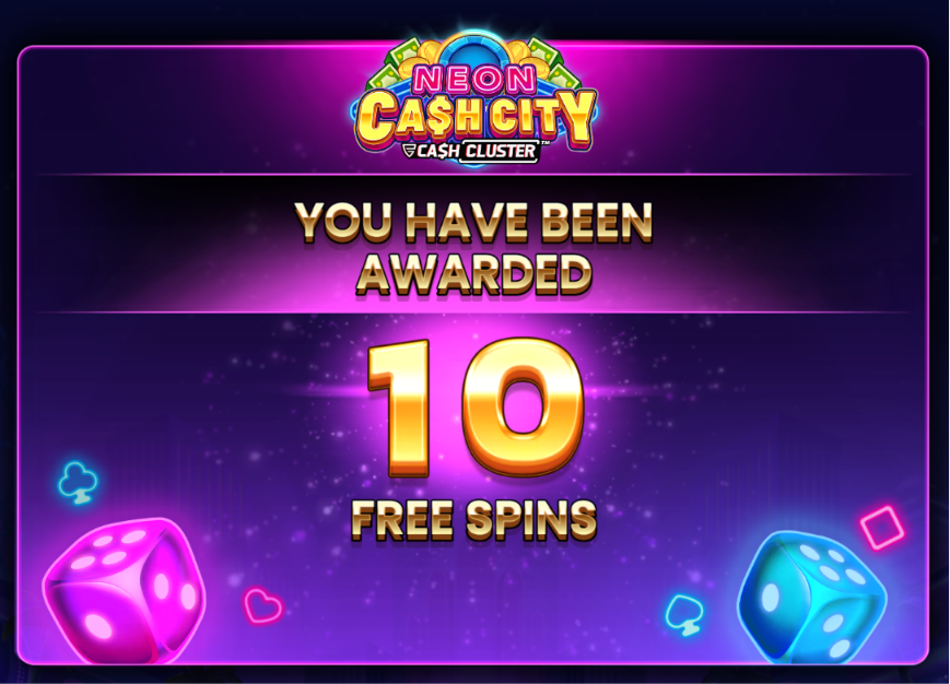 Neon Cash City Free Spins