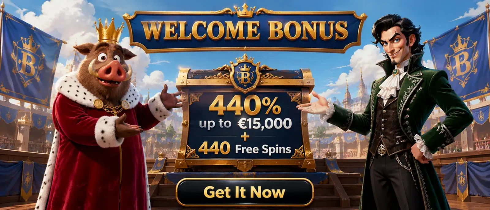 Kingia Casino welcome bonus